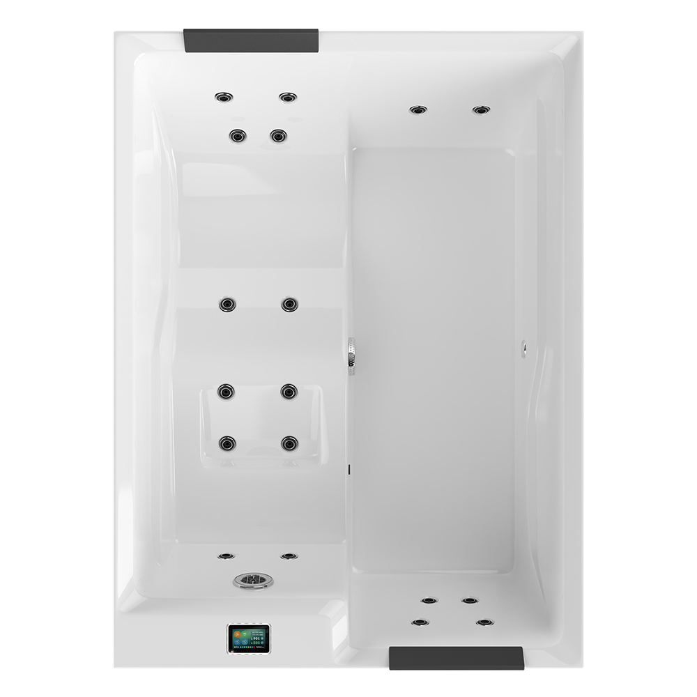 Aurora M Brushed Nickel Alpine White