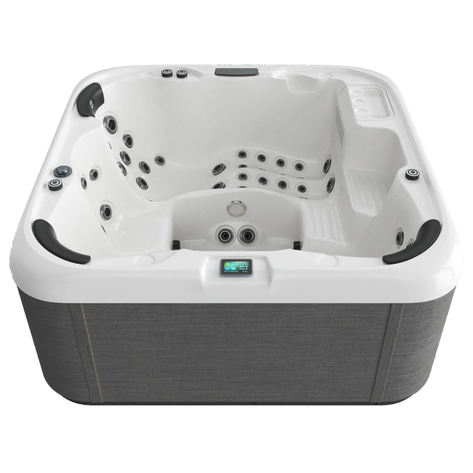 Melpomene Grid Ash Alpine White