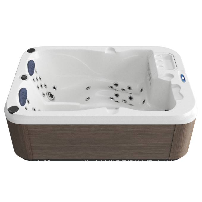 Leander Mahogany Alpine White