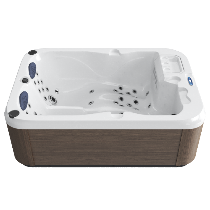 Leander Mahogany Pearlescent White