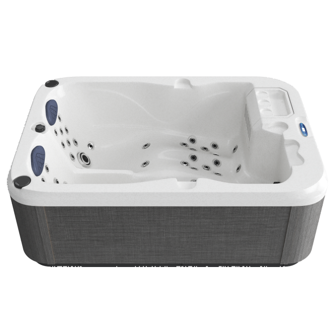 Leander Grid Ash Alpine White