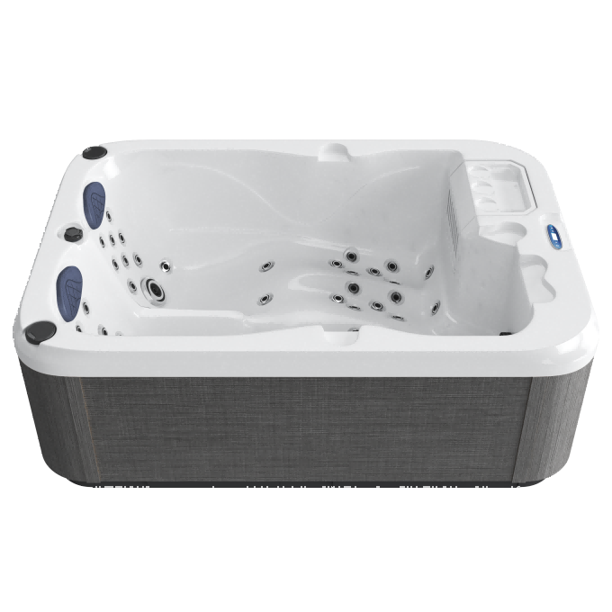 Leander Grid Ash Pearlescent White