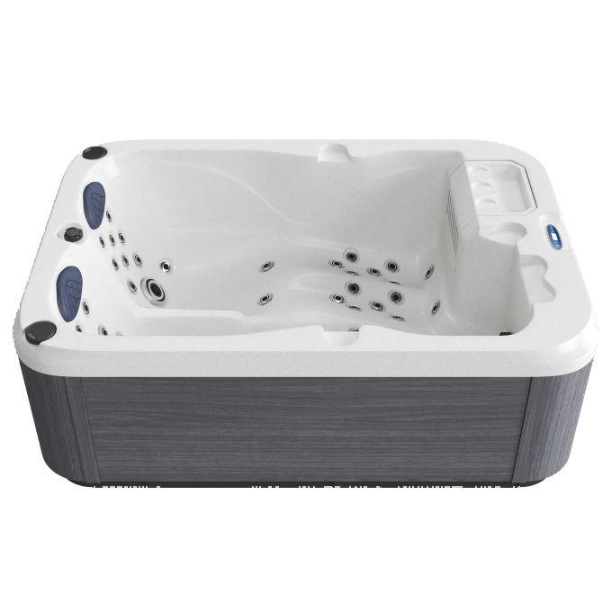Leander Gray Plume Alpine White