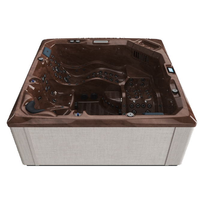 AMPHITRITE Woven Linen Café Bronze