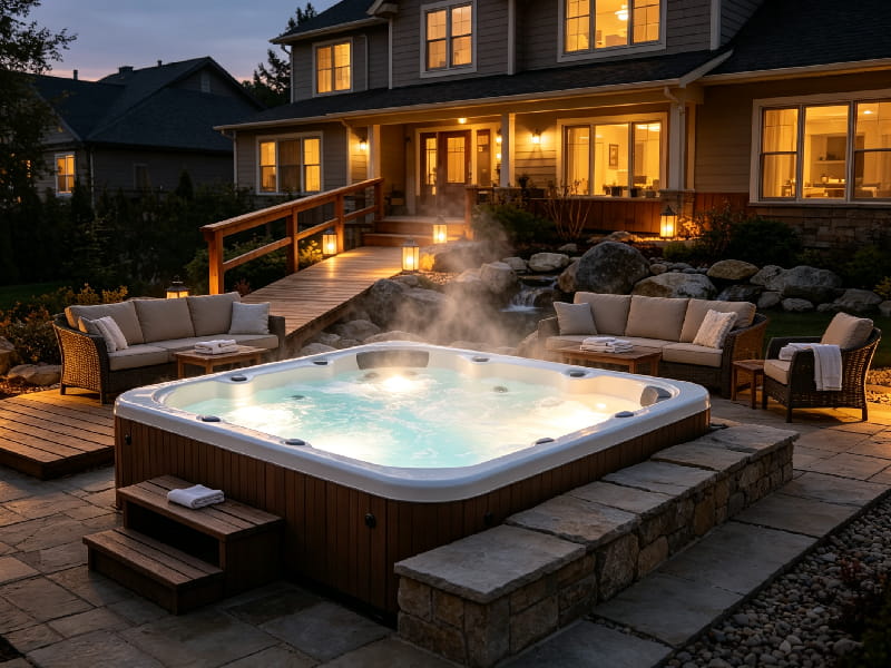 Chromotherapy: How LED Spa Lighting Affects Your Mood