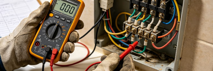 1783653206629168.png Technician using a multimeter to test hot tub electrical wiring connections.png